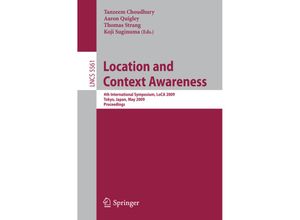 9783642017209 - Location and Context Awareness Kartoniert (TB)