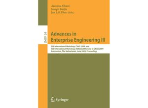 9783642019142 - Advances in Enterprise Engineering III Kartoniert (TB)