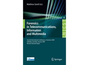 9783642023118 - Forensics in Telecommunications Information and Multimedia Kartoniert (TB)