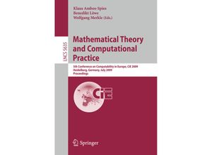 9783642030727 - Mathematical Theory and Computational Practice Kartoniert (TB)