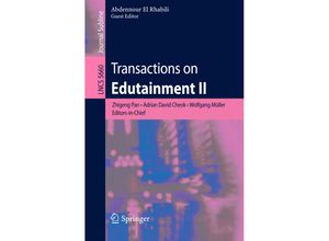 9783642032691 - Transactions on Edutainment II Kartoniert (TB)