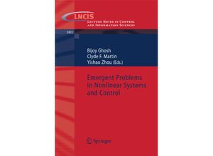 9783642036262 - Emergent Problems in Nonlinear Systems and Control Kartoniert (TB)