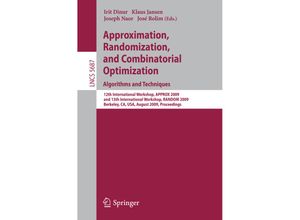 9783642036842 - Approximation Randomization and Combinatorial Optimization Algorithms and Techniques Kartoniert (TB)