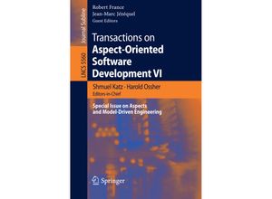 9783642037634 - Transactions on Aspect-Oriented Software Development VI Kartoniert (TB)