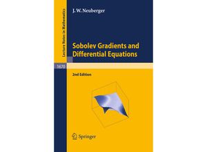 9783642040405 - Sobolev Gradients and Differential Equations - John W Neuberger Kartoniert (TB)