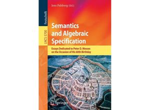 9783642041631 - Semantics and Algebraic Specification - Jens Palsberg Kartoniert (TB)