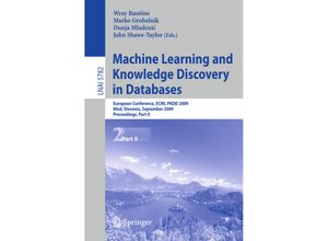 9783642041730 - Machine Learning and Knowledge Discovery in Databases Kartoniert (TB)