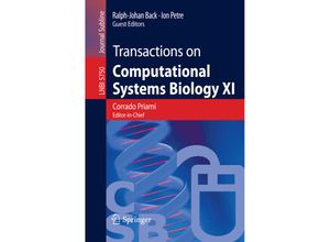 9783642041853 - Transactions on Computational Systems Biology XI Kartoniert (TB)