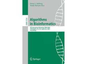 9783642042409 - Algorithms in Bioinformatics Kartoniert (TB)