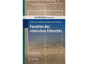 9783642044557 - Facetten des römischen Erbrechts Kartoniert (TB)