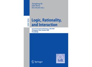 9783642048920 - Logic Rationality and Interaction Kartoniert (TB)