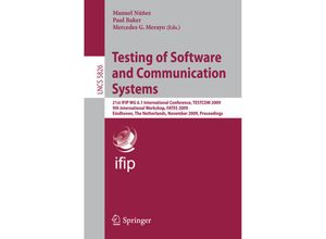 9783642050305 - Testing of Software and Communication Systems - Manuel Nunez Kartoniert (TB) 9783642050305 - Testing of Software and Communication Systems - Manuel Nunez Kartoniert (TB)