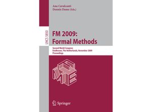 9783642050886 - FM 2009 Formal Methods Kartoniert (TB)