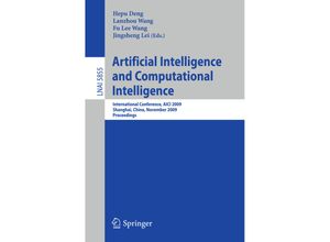 9783642052521 - Artificial Intelligence and Computational Intelligence Kartoniert (TB)