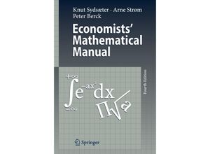 9783642065491 - Economists Mathematical Manual - Knut Sydsaeter Arne Strøm Peter Berck Kartoniert (TB)