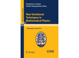 9783642109584 - New Variational Techniques in Mathematical Physics Kartoniert (TB)