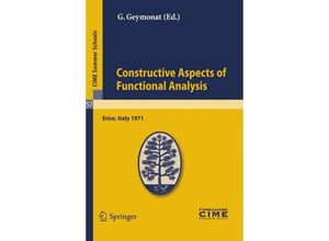 9783642109829 - Constructive Aspects of Functional Analysis Kartoniert (TB)