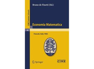 9783642110443 - Economia Matematica Kartoniert (TB)