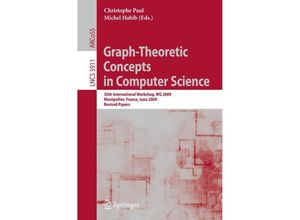 9783642114083 - Graph-Theoretic Concepts in Computer Science - Daniel Meister David Peleg Ignasi Sau Takeaki Uno Michal Stern Henning Fernau Kartoniert (TB)