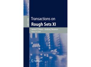 9783642114786 - Transactions on Rough Sets XI Kartoniert (TB)