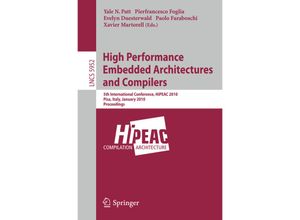 9783642115141 - High Performance Embedded Architectures and Compilers Kartoniert (TB)