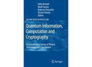 9783642119132 - Quantum Information Computation and Cryptography Kartoniert (TB)