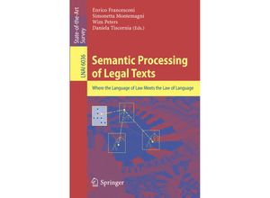 9783642128363 - Semantic Processing of Legal Texts Kartoniert (TB)