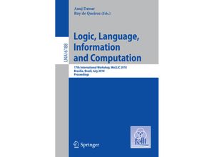 9783642138232 - Logic Language Information and Computation Kartoniert (TB)