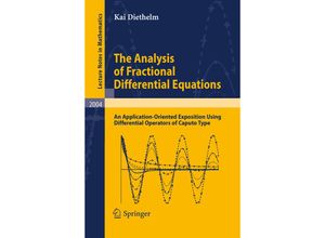 9783642145735 - The Analysis of Fractional Differential Equations - Kai Diethelm Kartoniert (TB)