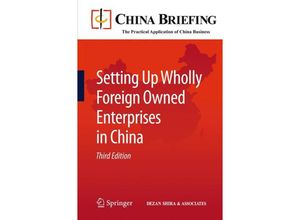 9783642155390 - China Briefing   Setting Up Wholly Foreign Owned Enterprises in China Kartoniert (TB)