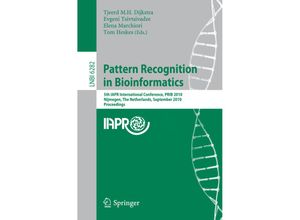 9783642160004 - Pattern Recognition in Bioinformatics Kartoniert (TB)