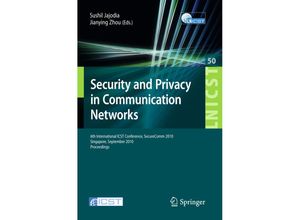 9783642161605 - Security and Privacy in Communication Networks Kartoniert (TB)