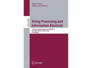 9783642163203 - String Processing and Information Retrieval Kartoniert (TB)