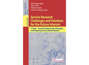 9783642175985 - Service Research Challenges and Solutions for the Future Internet Kartoniert (TB)