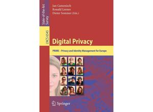 9783642190490 - Digital Privacy Kartoniert (TB)