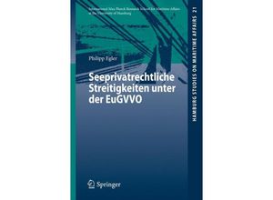 9783642192432 - Seeprivatrechtliche Streitigkeiten unter der EuGVVO - Philipp Egler Kartoniert (TB)