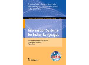 9783642194023 - Information Systems for Indian Languages Kartoniert (TB)