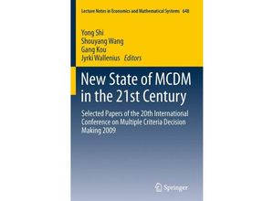 9783642196942 - New State of MCDM in the 21st Century Kartoniert (TB)