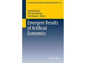 9783642211072 - Emergent Results of Artificial Economics Kartoniert (TB)