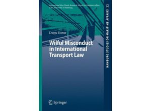 9783642215087 - Wilful Misconduct in International Transport Law - Duygu Damar Kartoniert (TB)