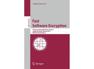 9783642217012 - Fast Software Encryption Kartoniert (TB)