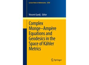 9783642236686 - Complex Monge-Ampère Equations and Geodesics in the Space of Kähler Metrics Kartoniert (TB)