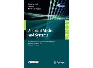 9783642239014 - Ambient Media and Systems Kartoniert (TB)