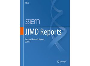 9783642249358 - JIMD Reports - Case and Research Reports 2011 3 Kartoniert (TB)