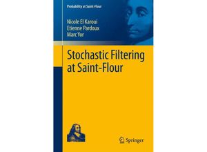 9783642254291 - Probability at Saint-Flour   Stochastic Filtering at Saint-Flour - Nicole El- Karoui Etienne Pardoux Marc Yor Kartoniert (TB)