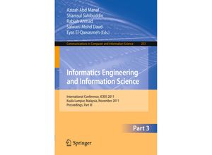 9783642254611 - Informatics Engineering and Information Science Part III Kartoniert (TB)