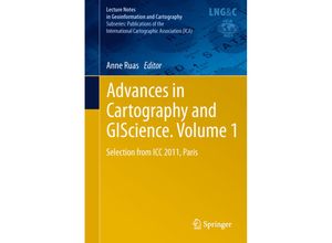 9783642268083 - Lecture Notes in Geoinformation and Cartography   Advances in Cartography and GIScienceVol1 Kartoniert (TB)