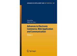 9783642286575 - Advances in Electronic Commerce Web Application and CommunicationVol2   Advances in Intelligent and Soft Computing Bd149 Kartoniert (TB)