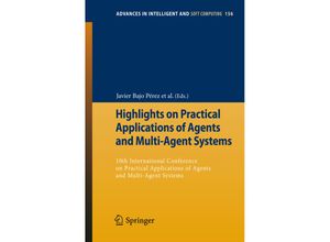 9783642287619 - Highlights on Practical Applications of Agents and Multi-Agent Systems Kartoniert (TB)