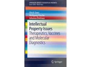 9783642295256 - SpringerBriefs in Biotech Patents   Intellectual Property Issues - Ulrich Storz Wolfgang Flasche Johanna Driehaus Kartoniert (TB)